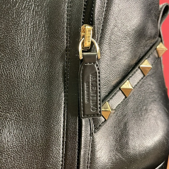 Valentino Garavani Rockstud square toe ankle boot in nappa - Picture 7 of 15